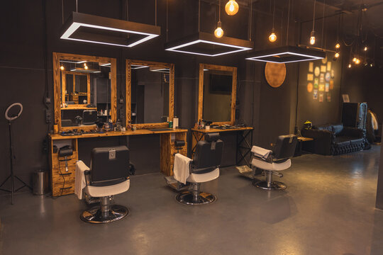Barbershop interior